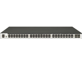 48 个 1GE Base-T 端口，4 个 10GE SFP+端口，三层以太网交换机